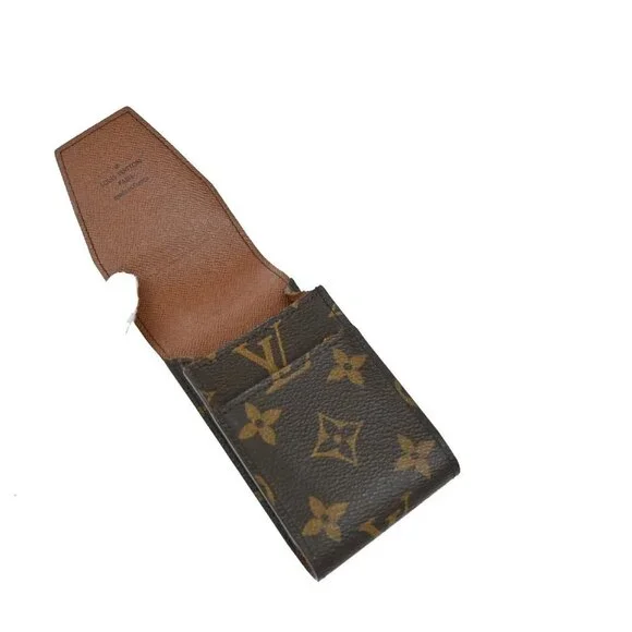 LOUIS VUITTON Etui Cigarette Case Monogram Leather Brown M63024 01RF680 - Picture 7 of 11